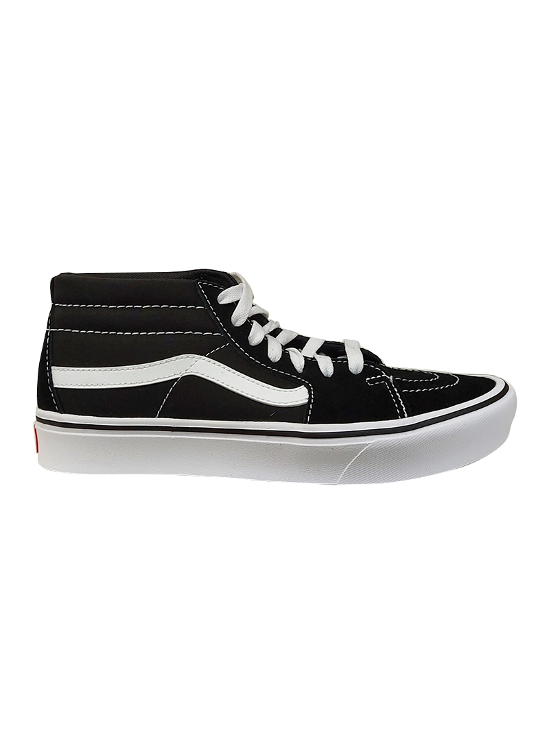 Vans Comfycush Sk8 mid Black True white Buy Online at Mode .nz